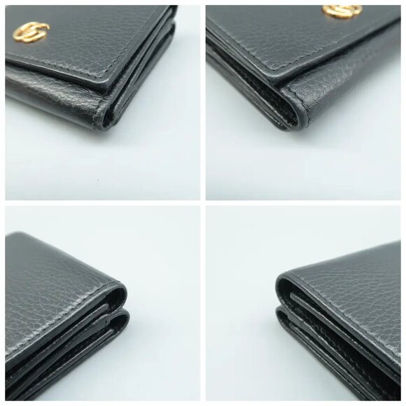 100% Authentic GUCCI Black Leather Wallet - Picture 10 of 12